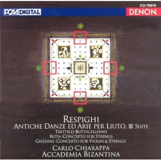RESPIGHI - Chiarappa - Danses antiques..